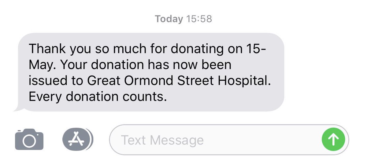FarkasDavid01's tweet photo. Last week when I was donating blood I was told by the nurse that my blood is “Neo RR” . In short it means that it is safe to give it to babies and young children. Today I got this text saying my blood was used at @GreatOrmondSt ❤️ words can’t describe... @GiveBloodNHS #NeoRR 💉❤️ https://t.co/y1Eyxg6sQh