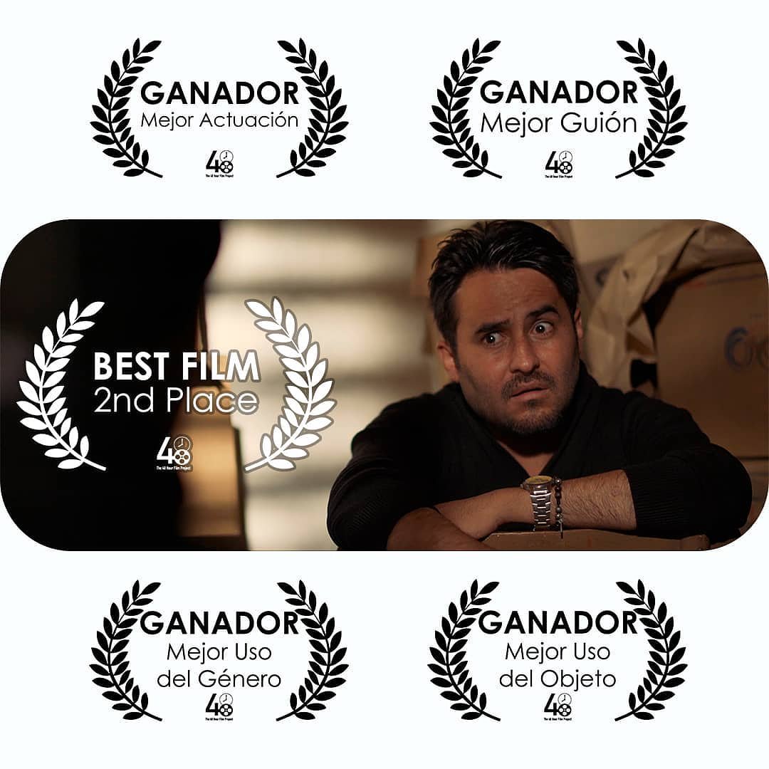 #mejoractor #bestactor en el #festival @proyecto48co #2017 @djackmera @erisentera @atuesta.daniel @48hourfilmproject 
 #filmfestival #film #actuando #act #actoreslatinos #actorescolombianos #actor #winner #nominados #nominaciones #comedia #colombia #colombianos @vipenescena #cine