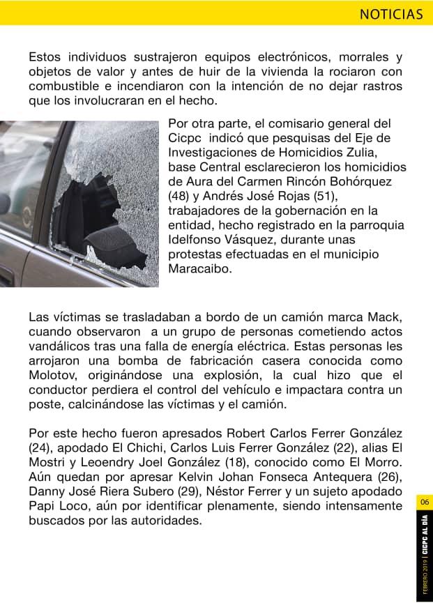 CicpcOeste's tweet photo. Cicpc Al Día #Edicion42 https://t.co/bD8rx4Bl9s