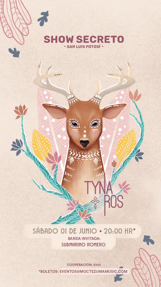 San Luis Potosí ..nos vemos prontisísisisismo... 
¿Ya mandaron mail para obtener su boleto? 
👇🏽
eventos@moctezumamusic.com

#SanLuisPotosí #TourAmarillo