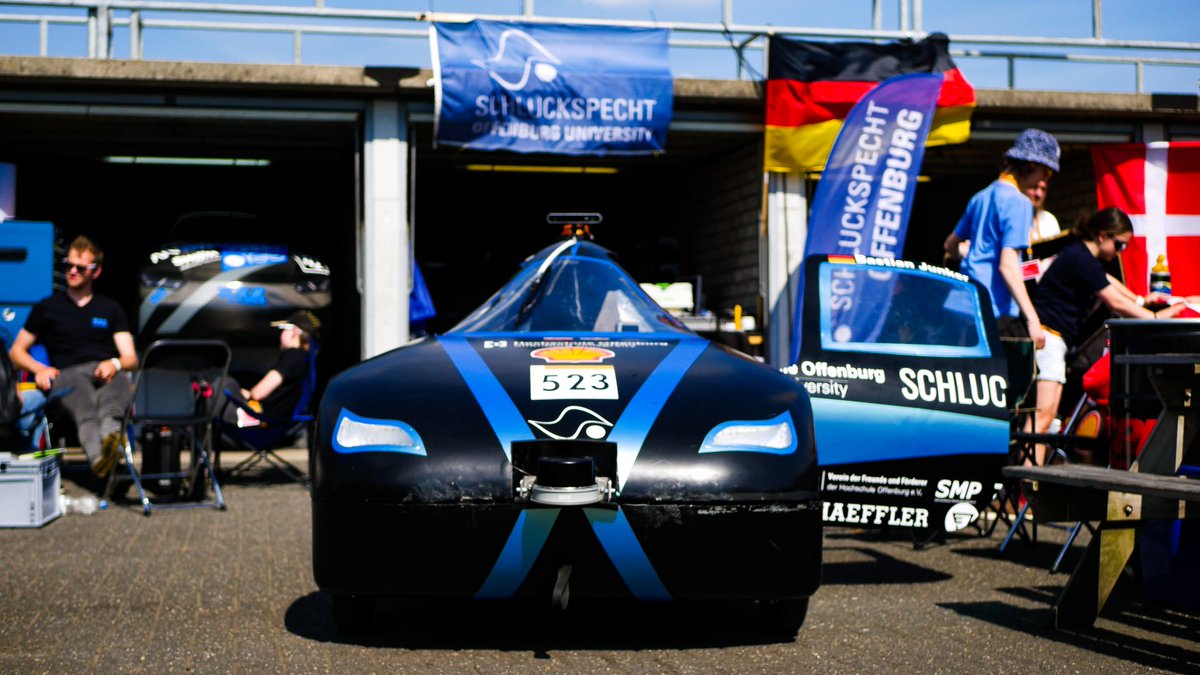 SchluckspechtOG's tweet photo. The time has come - we arrived at the netherlands and officially registrated for the @shell_ecomar challenger event🙌
We successfully passed the technical inspection and are ready for the autonomous driving event with our new starting number #️⃣5️⃣2️⃣3️⃣
#schluckspecht #hsoffenburg https://t.co/MsTsvzk76G