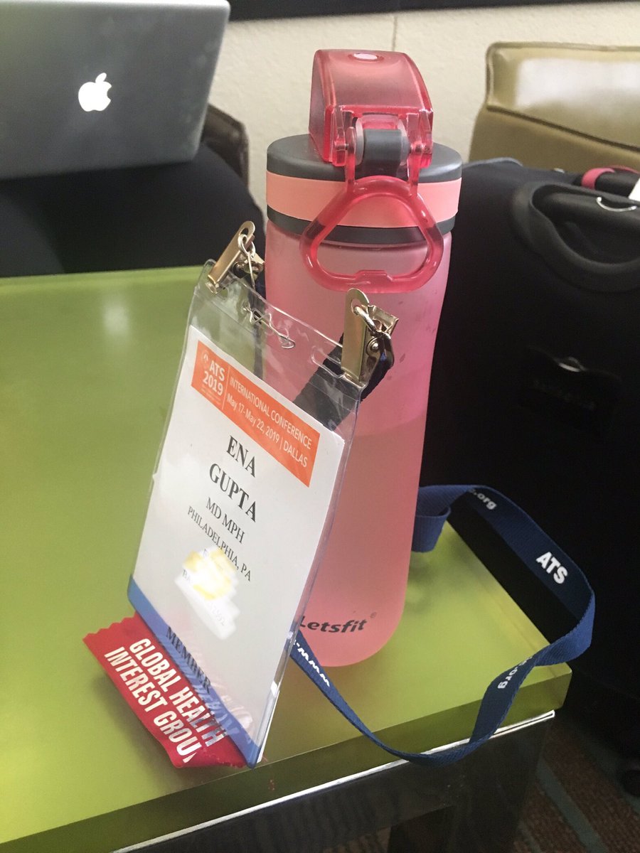 enagupta_pccm's tweet photo. @KaminskiMed @ATS_EOPH @jamesbeck_ATS Carried this throughout the conference using 0 plastic bottles #environmentoverconvenience https://t.co/SGYh3Fs5nq