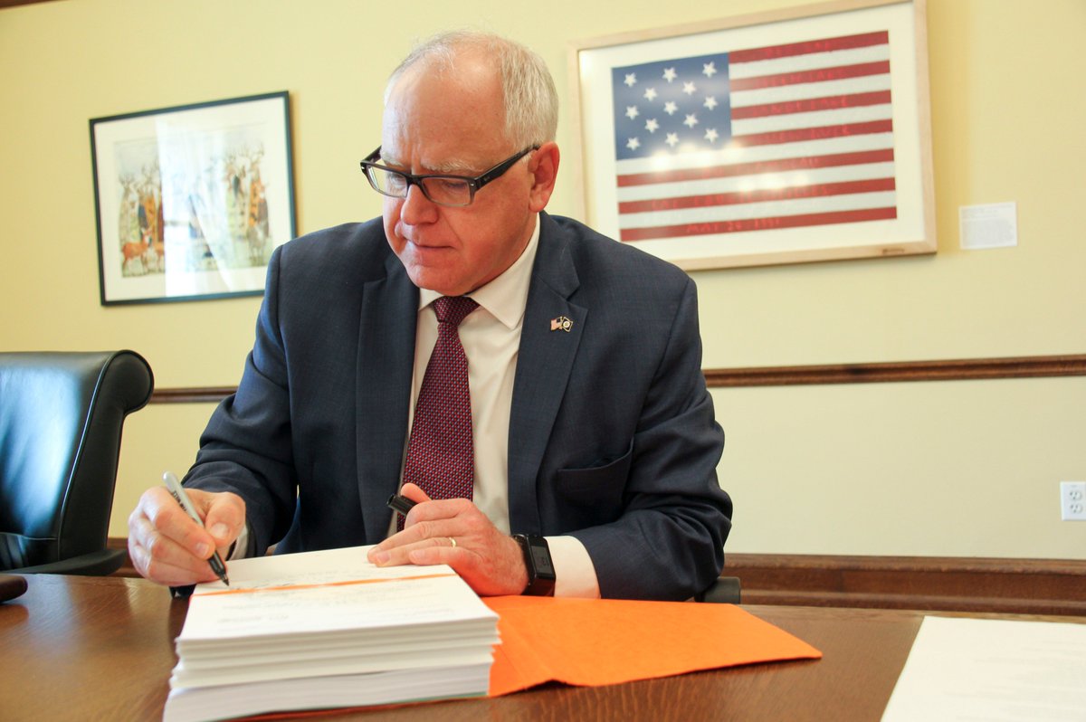 Reports of elder abuse are tragic and unacceptable. No one should have to worry about their safety in an assisted living facility.

Today I'm proud to sign this bill into law, creating protections to ensure residents of assisted living facilities are cared for and safe. #mnleg