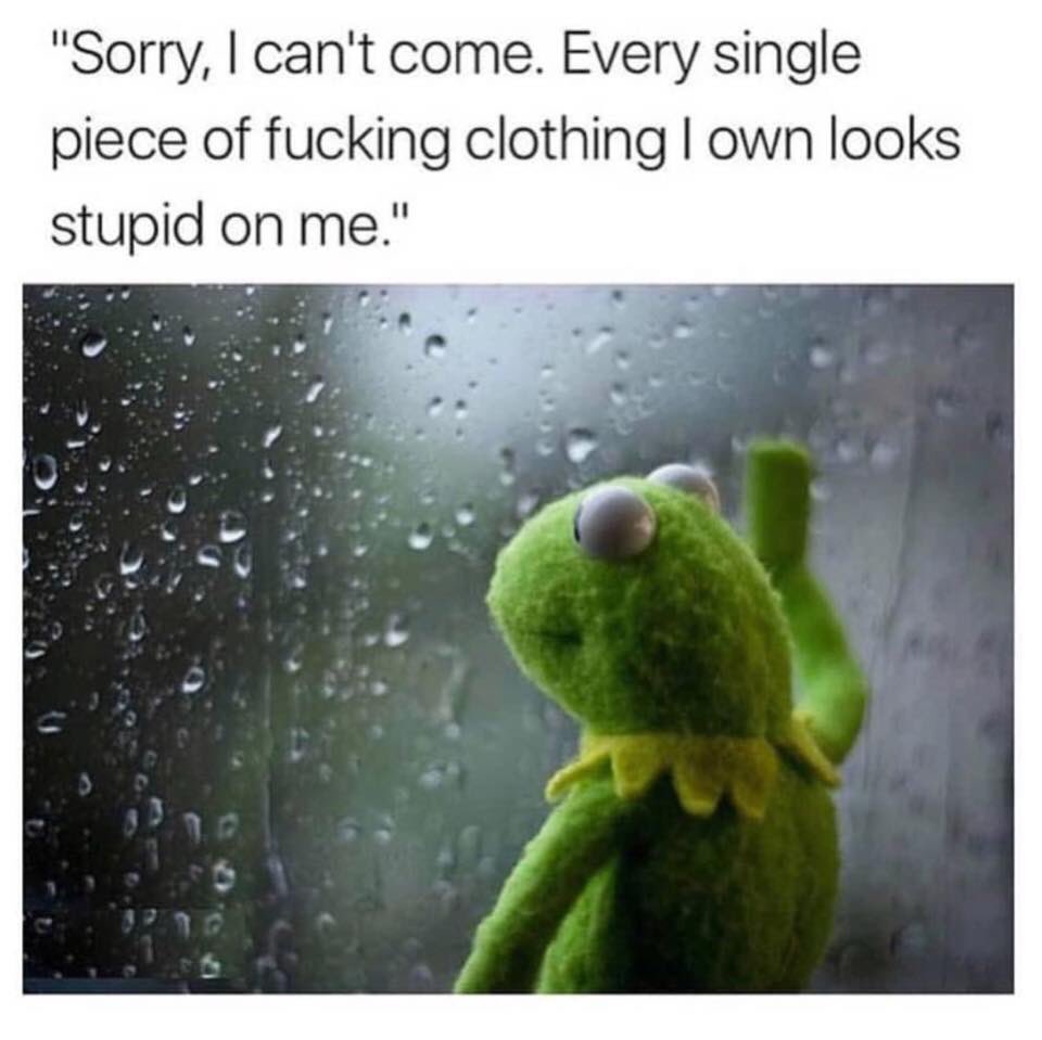 BeautyByNJ's tweet photo. I literally feel this so strong some days. #nothingtowear https://t.co/T5GiumiQAC