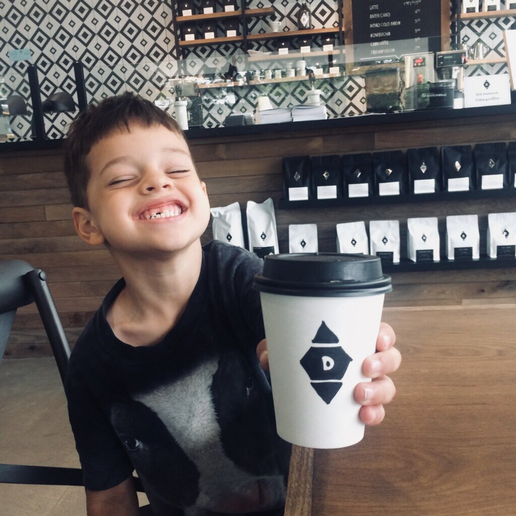This is Declan, proudly sipping a hot chocolate! Thanks for spending your afternoon with us! (And check out that logo redesign...) ☕️

#rowster #rowstercoffee #declancoffee