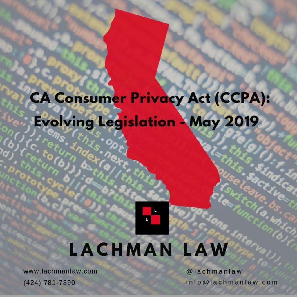Lachman_Law's tweet photo. CCPA Update: SB561 Fails, Keeping CCPA Legislative Deal Intact https://t.co/1MDmi1rFAS https://t.co/ZP6AOZDfM1