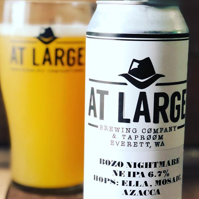 Featuring Ella, Mosaic and Azacca hops, Bozo Nightmare from @atlargebrewing is definitely not a Loser (the Beck song...no? Okay, moving on). This beer is fruity and hazy AF, and it’s another in a line of phenomenal IPAs coming out of one of the best breweries in Washington S…