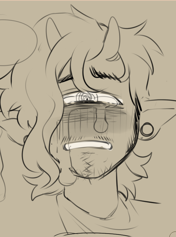 some small doodles ~
new band characters ive been trying to flesh out + a sad Cupid