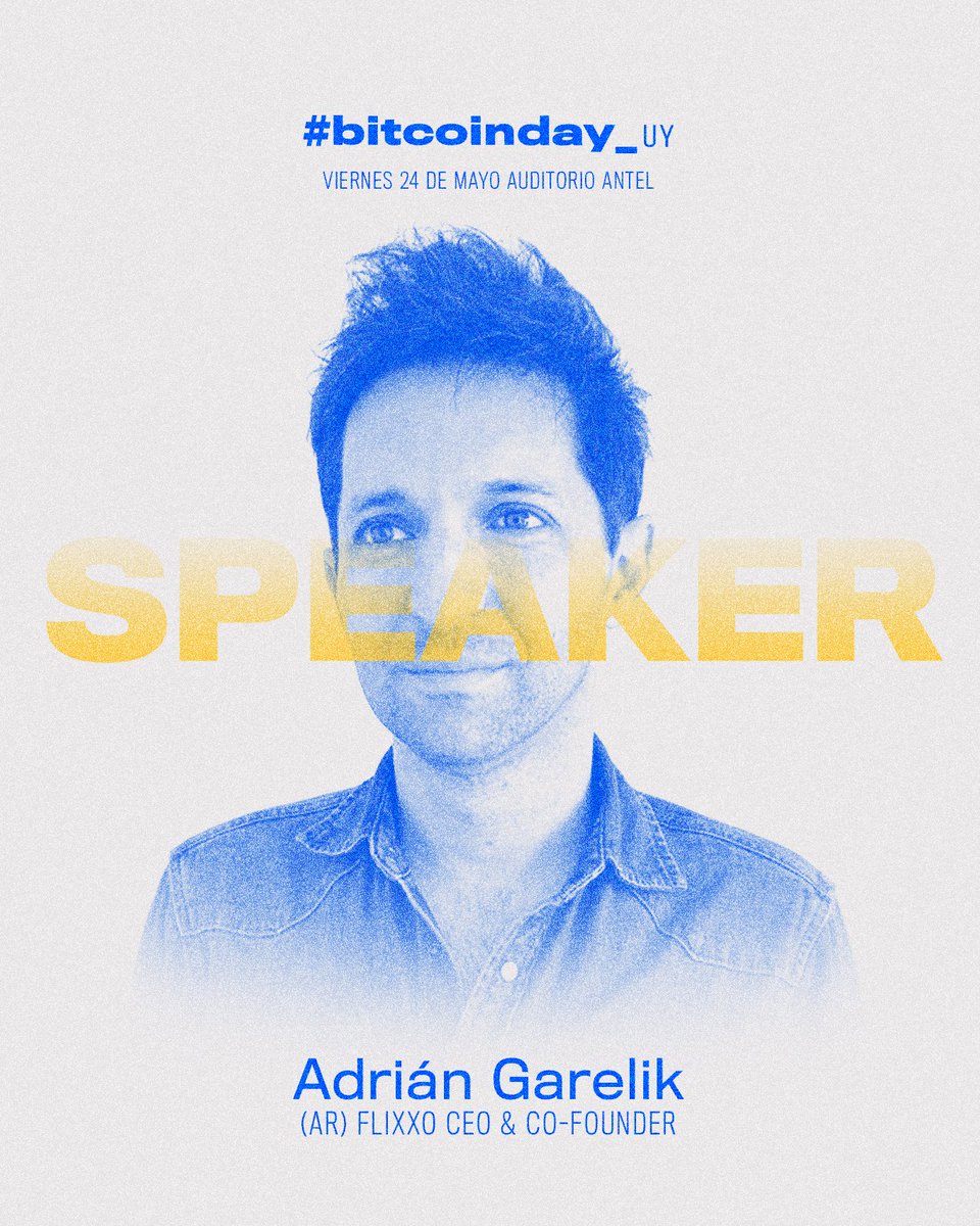 Tradelab_cripto's tweet photo. Es creativo, escritor de guiones, y productor de películas 🎥 Vení a conocer a @adriangarelik fundador de @flixxo y conocé sobre las “Nuevas economías basadas en la creación de contenido desintermediado 🇺🇾 ¡Últimos tickets! en https://t.co/Br7cJfDQN9 https://t.co/S8DeZV0riN