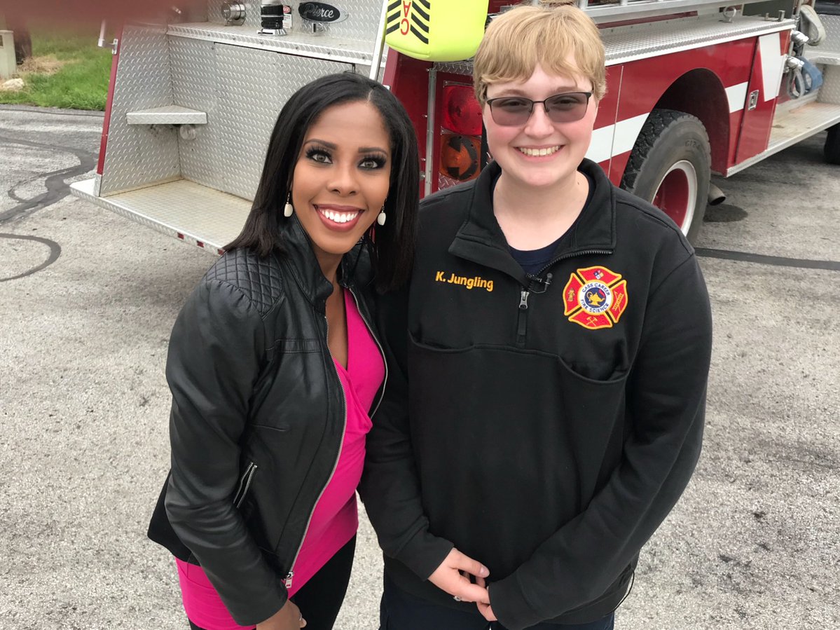 fox4kc's tweet image. We are just minutes away from #ReachingForExcellence. This week’s Young Achiever is Katelynn Jungling! She is making history as the FIRST female firefighter in the state of Missouri to EVER win first place in her division at SkillsUSA. She’s incredible. Join me on @fox4kc ^Dhom