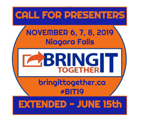 Allez-vous soumettre une proposition pour le 6 novembre à #BIT19? Ces sessions d’une demi-journée permettent une exploration approfondie des technologies! Date limite: 15 juin 2019 bringittogether.ca/propositions/ #onted <a href="/PREAVS/">Beyza K.</a> #innovatiON21