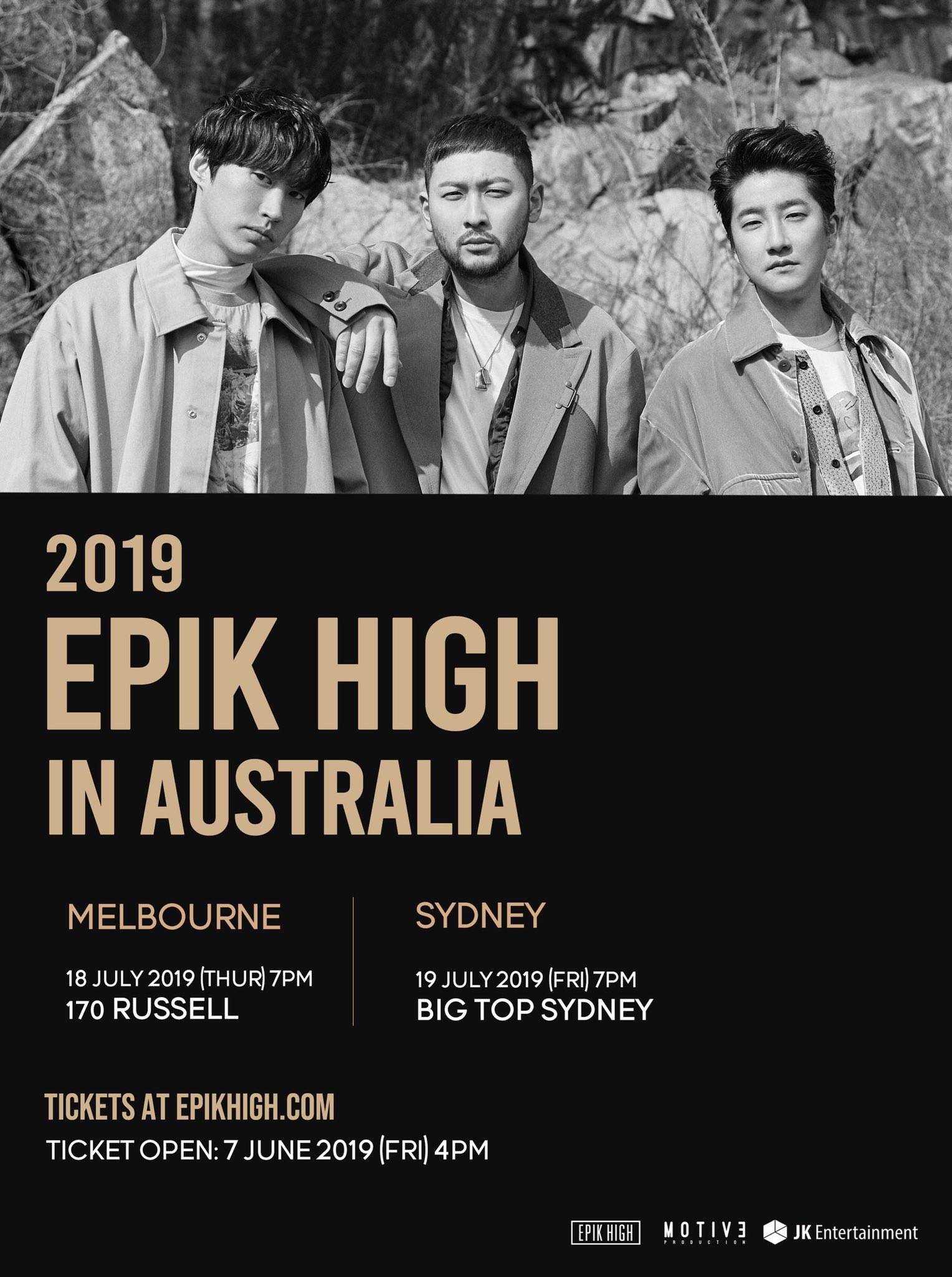 Epik High perform in Australia in two weeks! SBS PopAsia