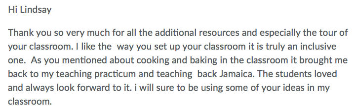 MissLFreedman's tweet photo. Online learning CAN be engaging & interactive! To help 'visualize' the set up of a ASD classroom, I decided to create a video explaining my classroom set up and why it's organized the way it is. Here is some of the feedback candidates shared about my video. @etfoaq #ASDAQ ๐๐๐ https://t.co/oFgXbE874o