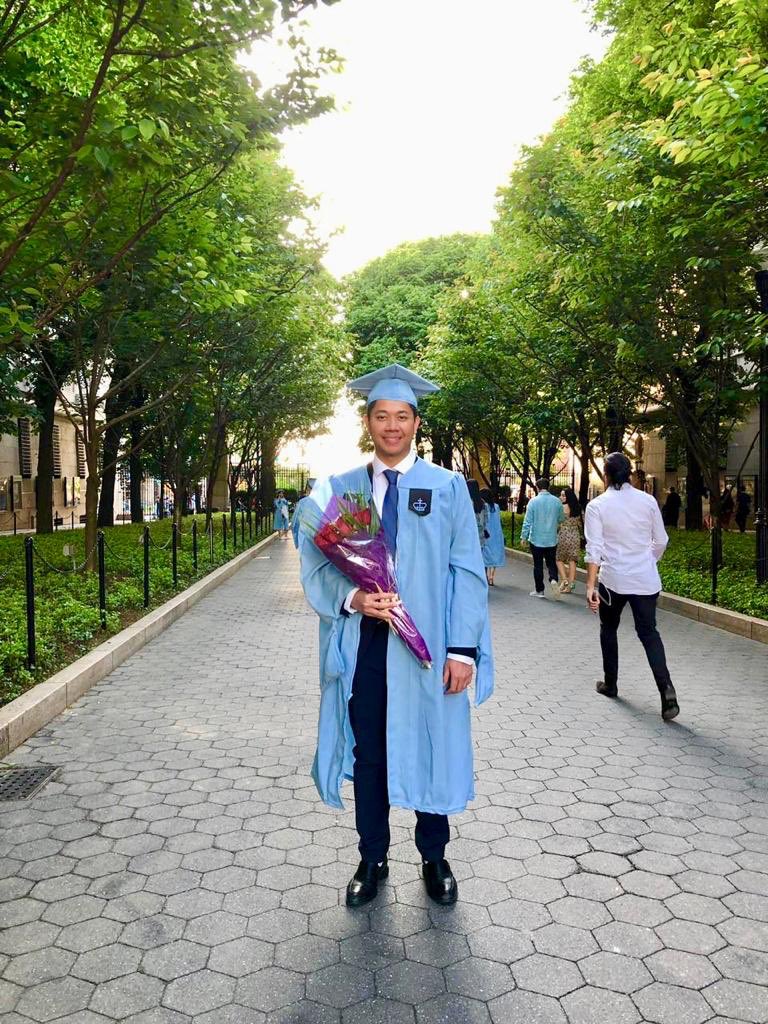 GWirjawan's tweet photo. Proud parents of @ColumbiaUniversity graduate. 

#ColumbiaCommencement #Roar2019 https://t.co/da54JHZI2a