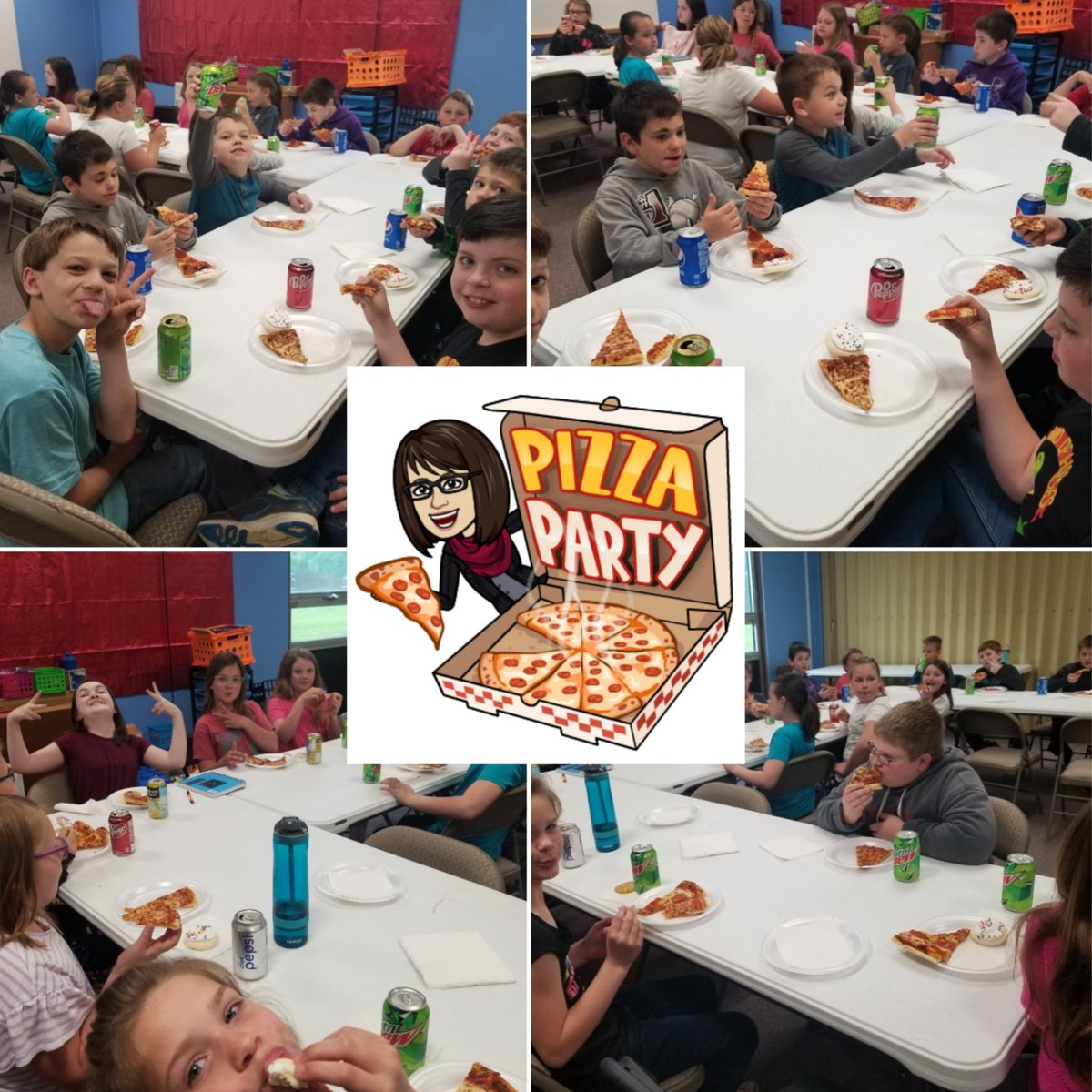 Rhinehart3rd's tweet photo. 3rd grade pizza party for selling the most pizzas!! #4teamvalley #3rGrade #rhineharts3rdgrade #3rdgraderocks #pizzaparty https://t.co/HA54ziyM6A