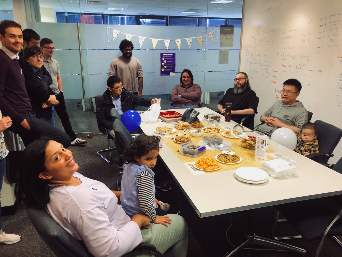 Every year we love getting together to host Australia’s #biggestmorningtea in support of <a href="/CancerCouncilOz/">CancerCouncilOz</a> and a cancer free future. Today we had two of our mini master bakers join us to make the morning even more special!