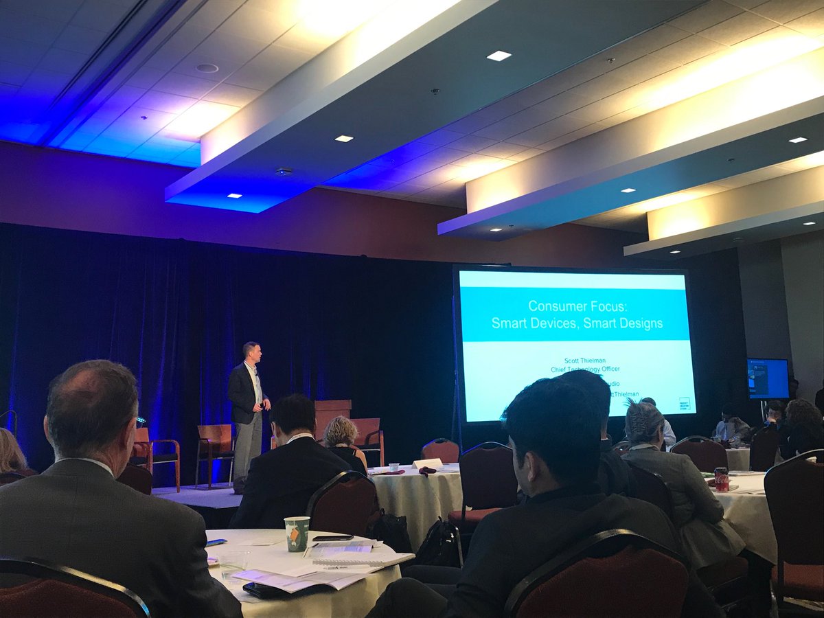 PCS_News's tweet photo. We’re at @advamedevents #DMTC19 where our CTO @ScottThielman is delivering a session on #consumerhealth devices. “Know thy user” #digitalmedtech https://t.co/4HskZvsEXS