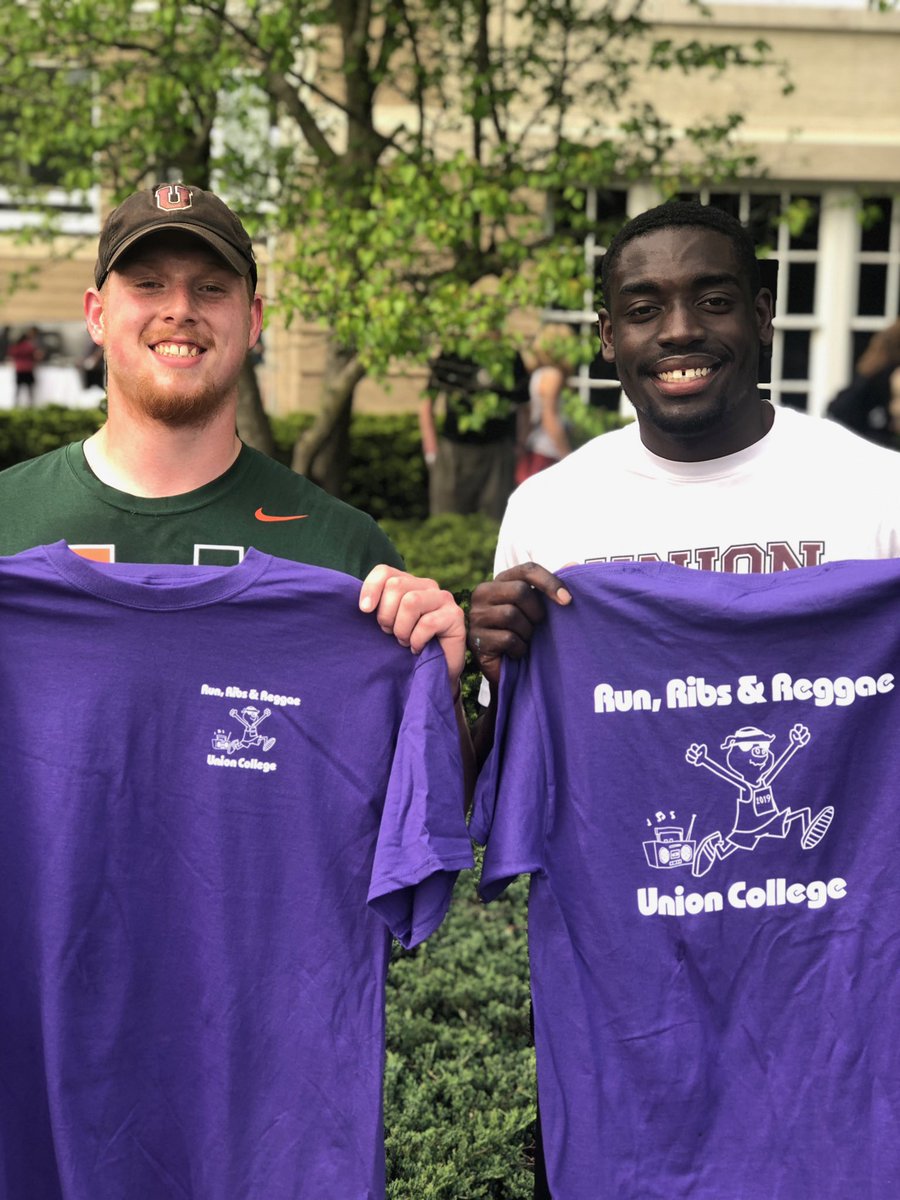UnionCollegeFB's tweet photo. Run, Ribs, & Reggae 2019! #FTC #WhyU https://t.co/VtBwDW5xhb