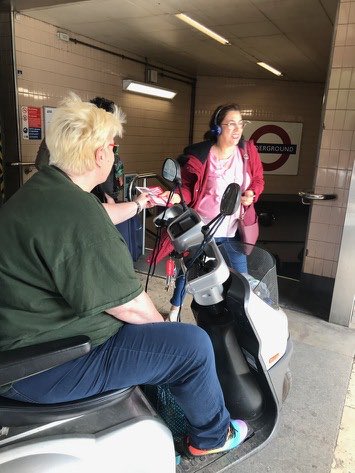 Canvassing in Pimlico today for the European elections.