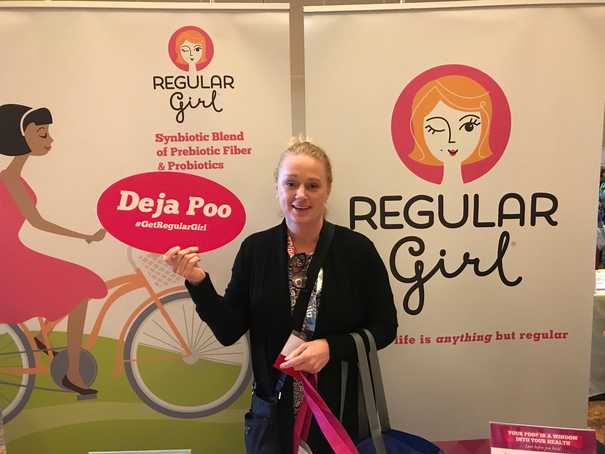 standardbite's tweet image. Such a great booth !!!  can’t wait to share my samples with all my girl friends who’ are not pooping...#TDinAZ#GetRegularGirl