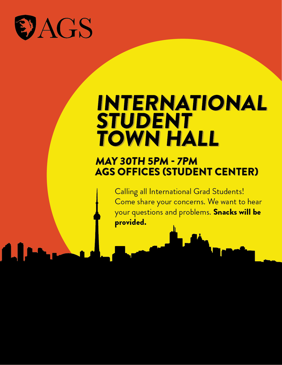 agsuci's tweet photo. #UCI International Grad Students! Join us in the AGS Offices from 5pm to 7pm on May30th for an International Student Town Hall. Bring your questions and concerns! We want to hear from you! #ucirvine #irvine #ags #uciags https://t.co/hs1AZbFseS