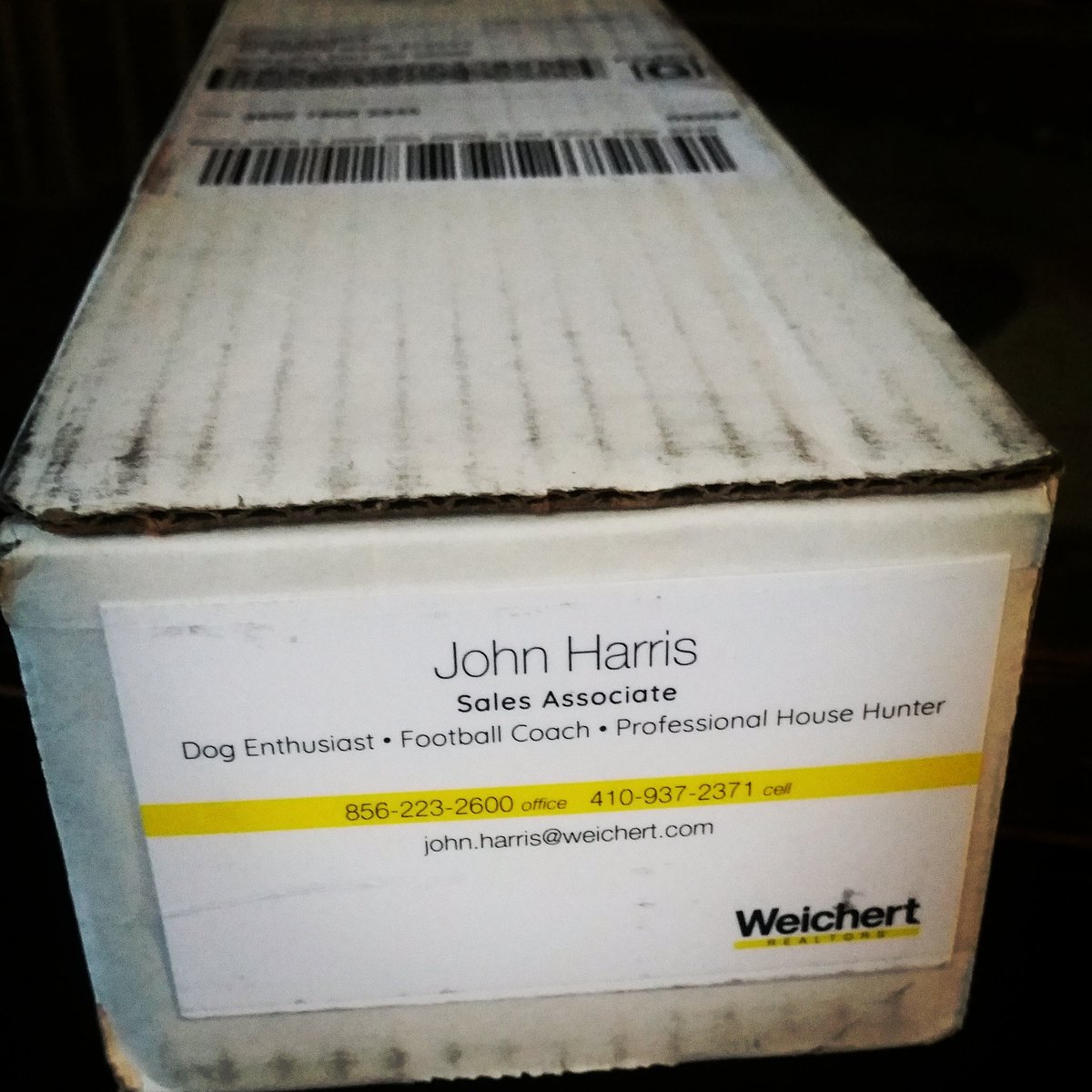 JHHarrisListing's tweet photo. Business cards were delivered today...

#weichert #njrealtor #weichertrealtor #jersey #realty #realtor #southjersey #househunter #businesscards https://t.co/uoi2l7zxbD