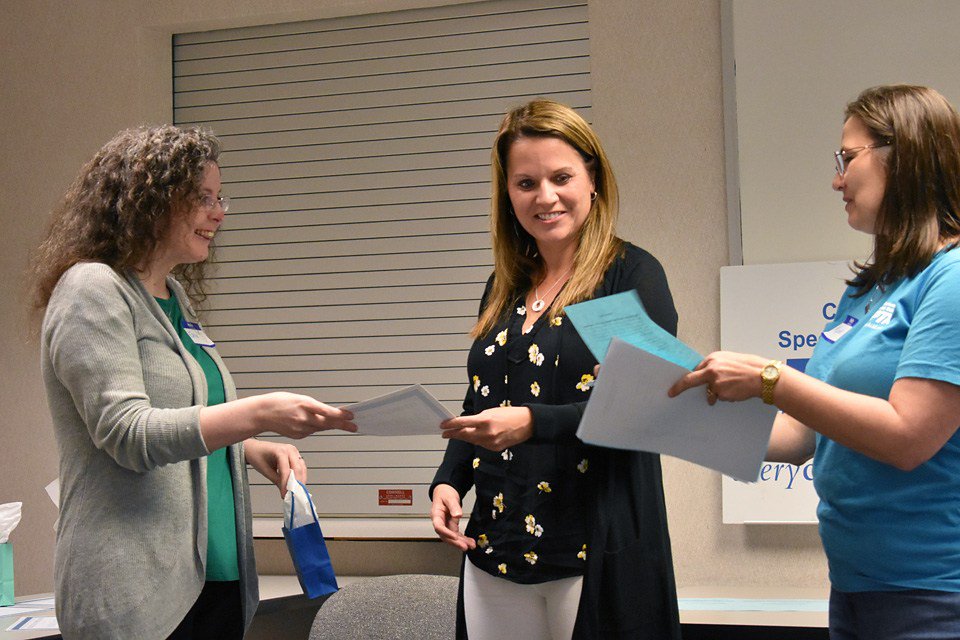 Congratulations to <a href="/BeulahRalphElem/">Beulah Ralph Elem</a>'s <a href="/CObermeierSLP/">Christi Obermeier</a> on your #CoMOSEPTA Award! Your dedication to helping these young people communicate in any way available makes a huge difference in their lives. You're a big part of making #CPSbest and we thank you.