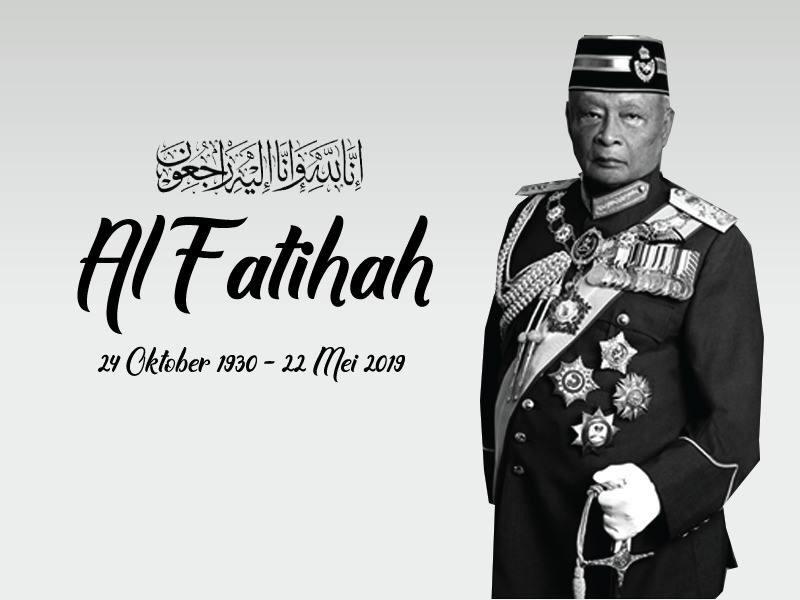Merafak Sembah Takziah Kepada KDYMM Sultan Pahang,Kerabat DiRaja Pahang &amp; Seluruh Rakyat Negeri Pahang Darul Makmur Diatas Kemangkatan KDYMM Paduka Ayahanda Sultan Haji Ahmad Shah Al-Musta’in Billah ibni Almarhum Sultan Abu Bakar Ri’ayatuddin Al-Mu'adzam Shah

Al Fatihah