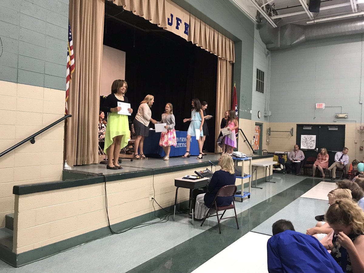 koaks_blair's tweet photo. So proud of our 5th grade students being promoted to middle school @KCS_Kennedy.   #coyotepride https://t.co/StIIuQnebG