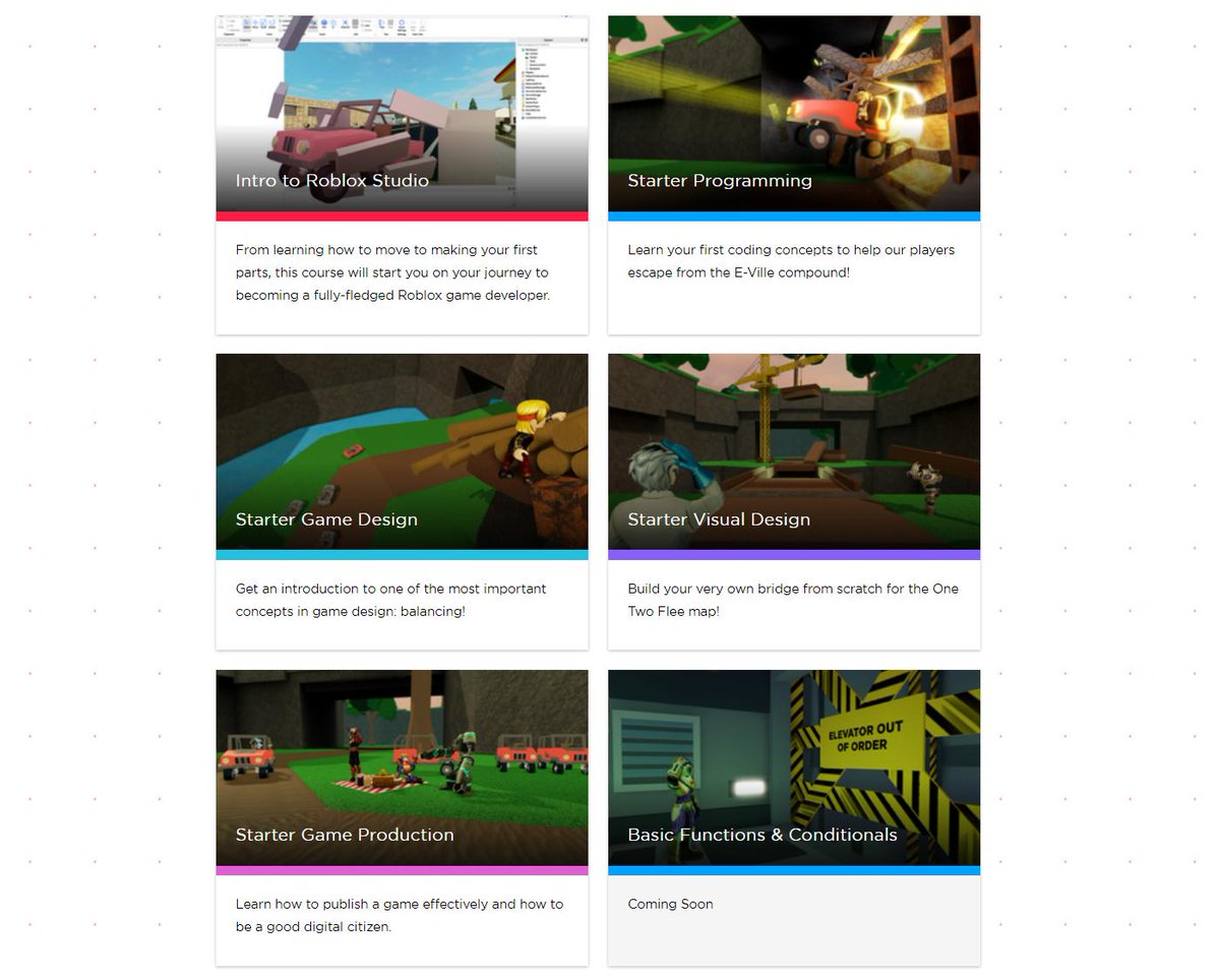 Roblox Developer Relations On Twitter Looking To Get Into Roblox Development Code Kingdoms Studio Has Just Launched Its Early Access Curriculum Offering Courses In Multiple Aspects That Go Into The Development Process - introduction to roblox game development