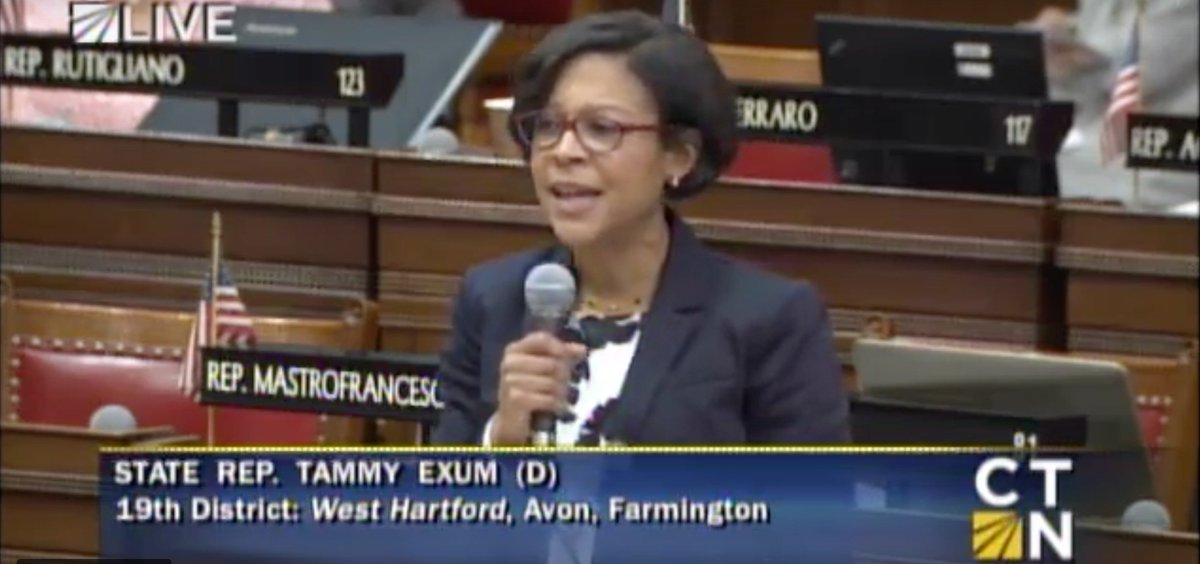 tammy_exum's tweet photo. I just made my first speech on the floor of the state house of representatives! I spoke in favor of a bill that would include Black and Latino studies into public school curriculums. I am glad that it passed with bipartisan support!
#avonCT #farmingtonCT #wehaCT https://t.co/FzQF17K8p7