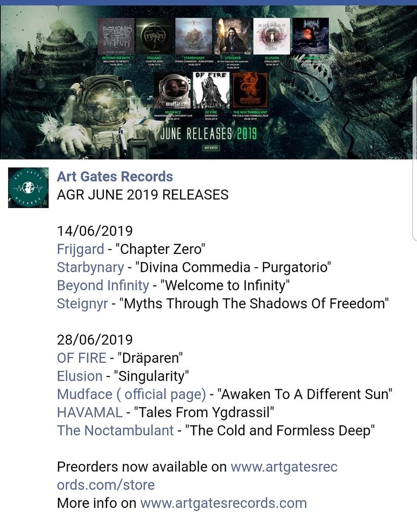 Pre orders for our new album "Awaken To A Different Sun" begin Friday 5/24. Official date of release 6/28.