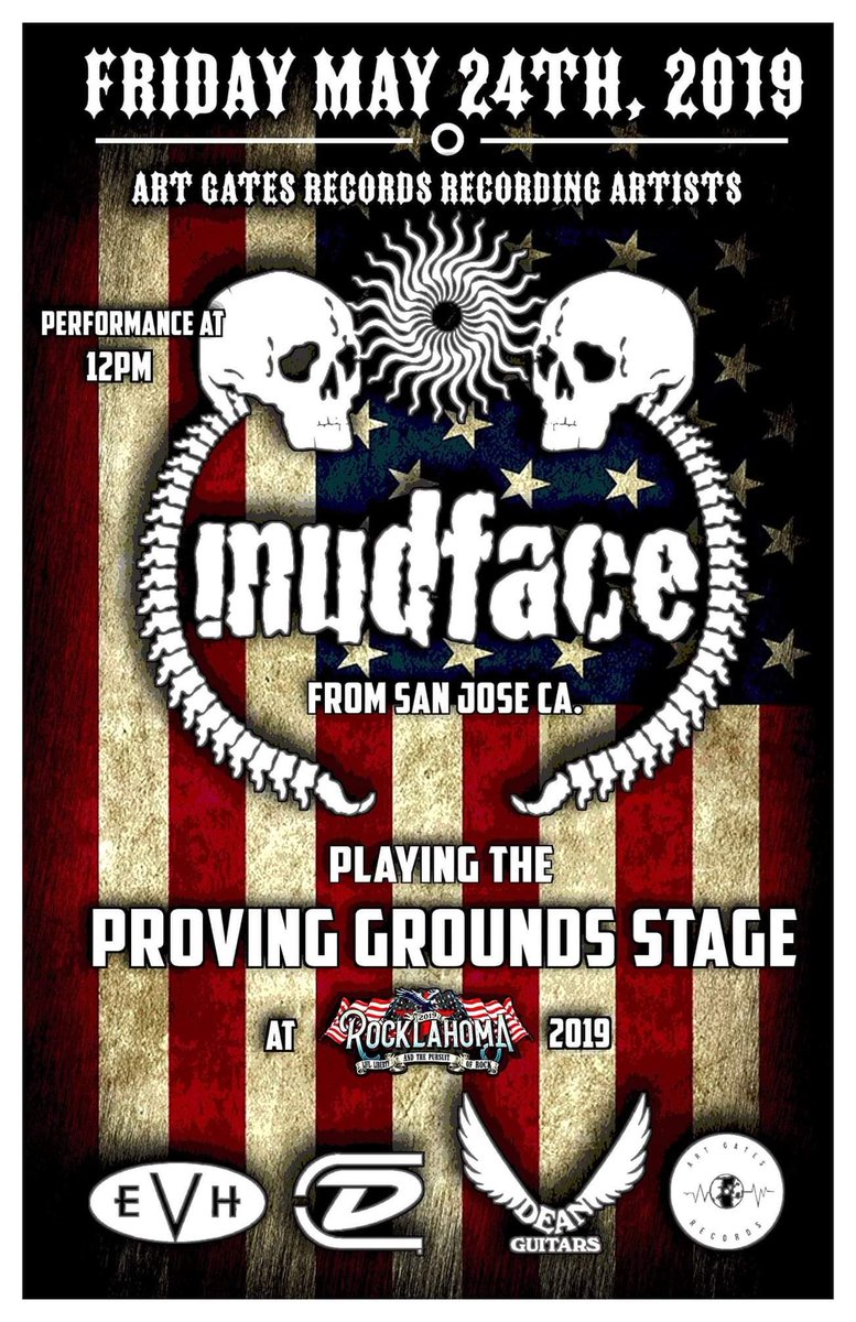 On our way to play Rocklahoma!!!