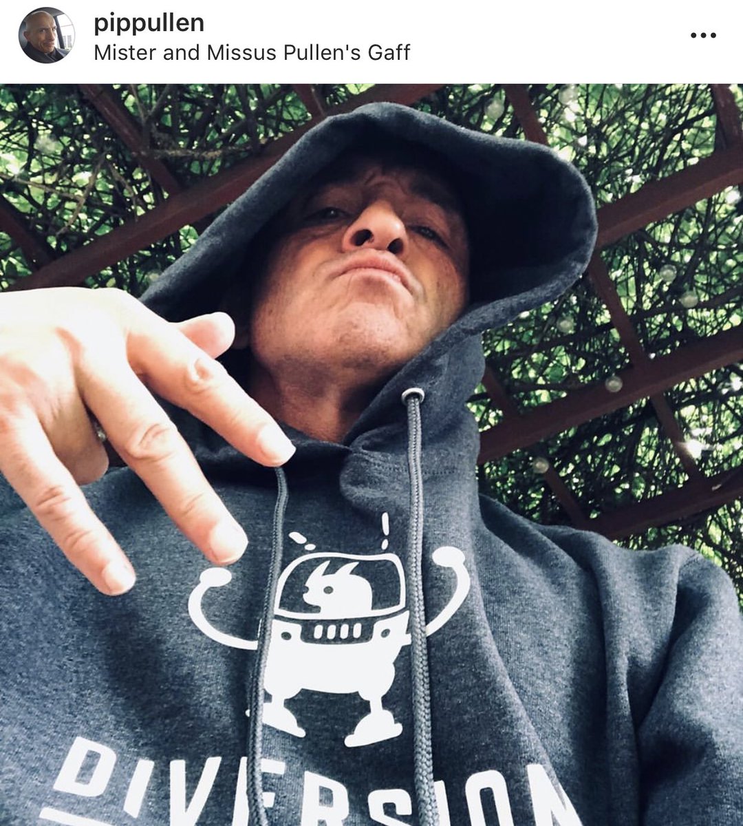 DiversionLabs's tweet photo. Our hoodies are a great look for anyone, even the best dressed of derby @pippullen! https://t.co/U43yHQrnWK