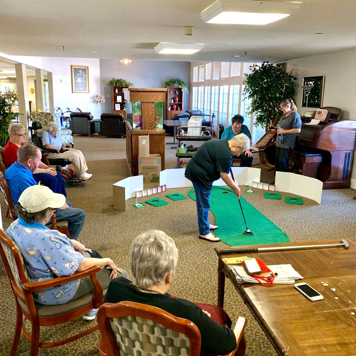 Bet you didn’t think Lakeland hills was hosting the 2019 PGA TOUR😏🏌🏼‍♀️
.
.
.
#pgachampionship #dallasliving #dallashomes #frame #dallasartshow #independentliving #independentwoman #dallastx #seniorlivingdallas #seniorlivingcommunity #love #sports #golf #iloveyoumom