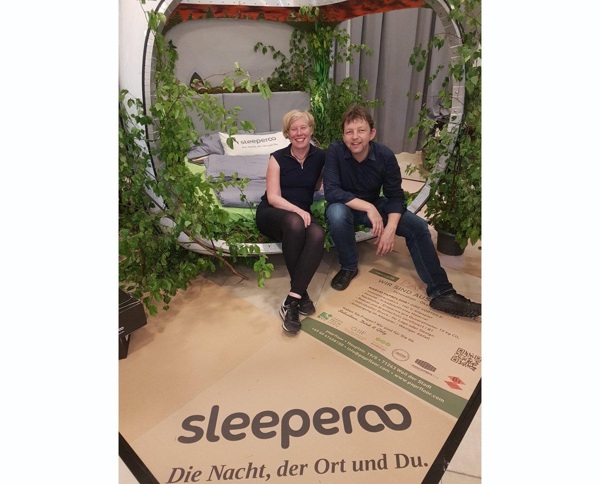 Das #DestinationCamp #dchh19 in der #Handelskammer #Hamburg läuft!
Ihr findet #sleepero auf #paprfloor dekoriert von #Tausendgrün
Ein sehr schöner Stand auf der #Konferenz ! #nachhaltig