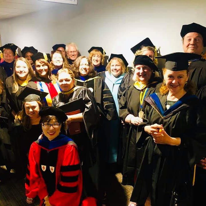 SUSocialWork's tweet photo. Congratulations to all #SUsocialwork MSW students! #graduatecommencement #proudprofessors #celebratingyou https://t.co/vdc4RvGuMx