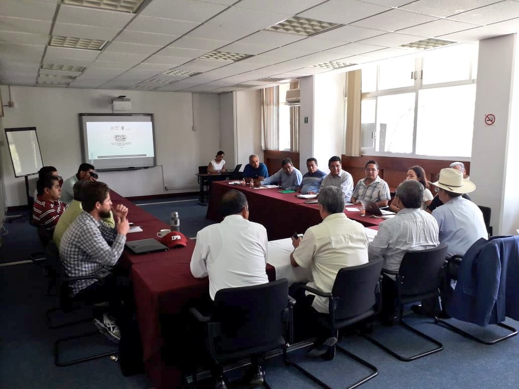 SEFADER_GobOax's tweet photo. Buscando más y mejores beneficios para nuestros oaxaqueños productores de agave mezcal, el Srio. Carlos Grau López, se reunió esta tarde con el director del @ciidiroaxaca y el Subdirector Académico y de Investigación Salvador Isidro Belmonte y Baldomero Zárate, respectivamente. https://t.co/tSVuUW2cDc