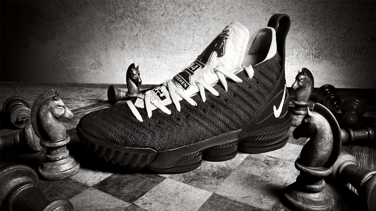 Lebron james 16 black and white online