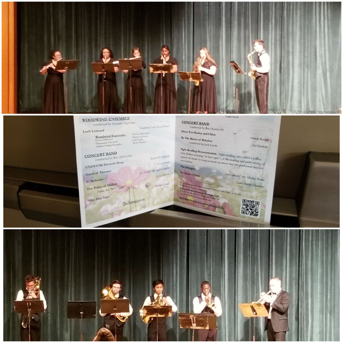 Spring Band Concert <a href="/pthshornets/">PTHS</a> is underway with impeccable performances by our musicians led by the talented  Mr. Quattrochi <a href="/PTHS156BAND/">PTHS Band</a> #pembertonpride