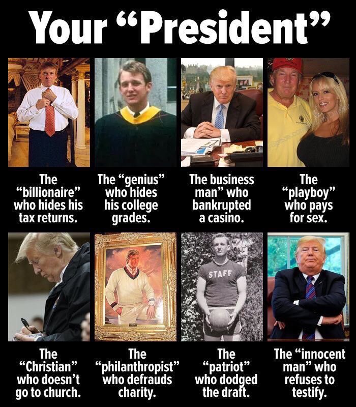 JillWineBanks's tweet image. This needs to words. It summarizes 45.