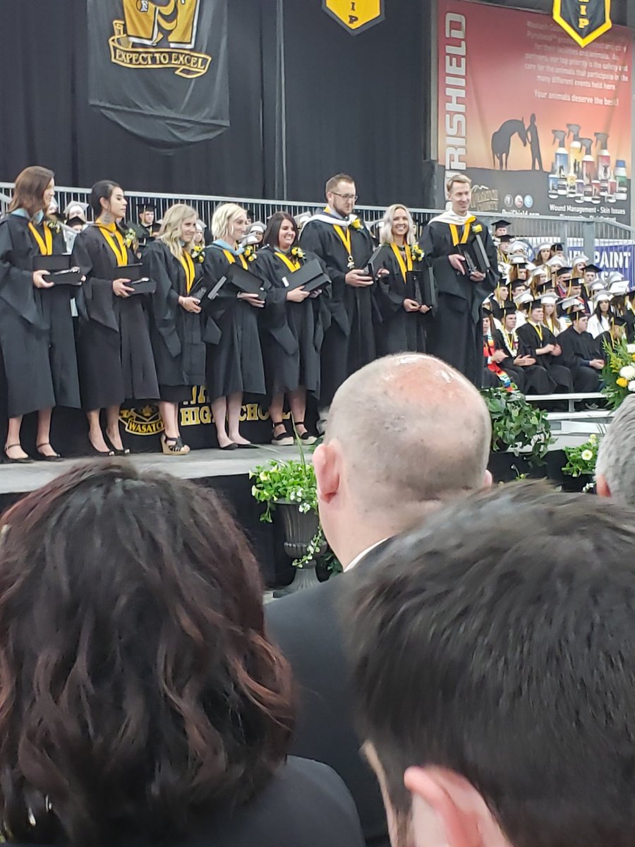 TMSHighlanders's tweet image. Wasatch educators of the year. Proud to be associated with them shout out to Mr. Case TMS educator. #laceupthegold #wasatchreads