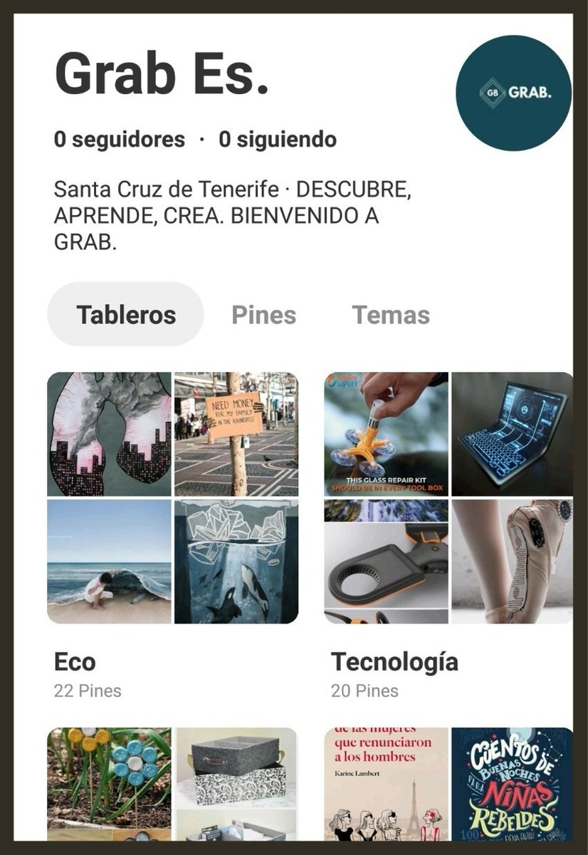 EsGrab's tweet photo. ¡Recordad que podéis acceder a contenido especializado en nuestro Pinterest!

#ÉchameunGrab
#DescubreAprendeCrea
#GrabEs https://t.co/G8sQW3H1LQ