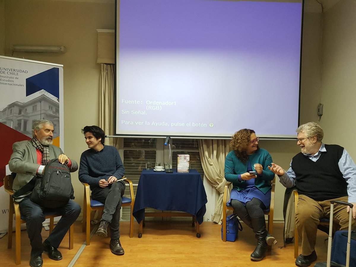 ieiuchile's tweet photo. Comenzamos la presentación del libro de José Miguel Ahumada, "Pheripheral Growth in the Global Economy. Chile in the Global Economy"

Comentan Francisca Quiroga (@eldesconcierto), Andrés Solimano y Gabriel Palma

Sigue a José Miguel en @jmahumadaf 

@uchile @ieiuchile https://t.co/rXgREqGhCx