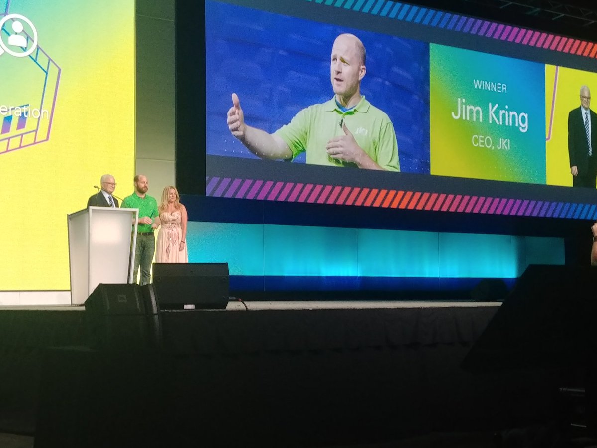 CONGRATULATIONS! Jim to a well deserved winner of the engineering impact award. #NIWeek <a href="/jkisoftware/">JKI</a>