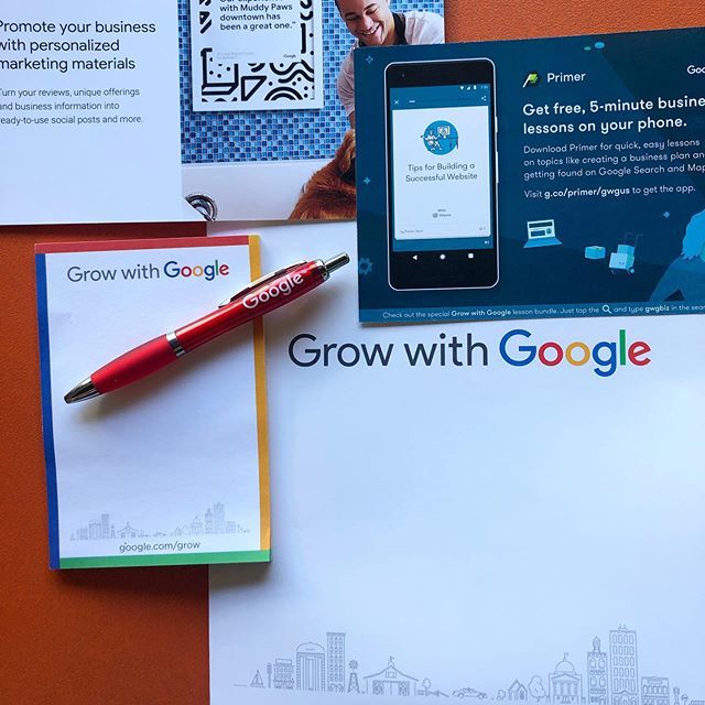 Thanks to @google and <a href="/awslattery/">Andrew Slattery</a> for an awesome member meeting today! We loved learning how to grow a business using google’s digital tools 🙌 instagram.com/p/BxyInFChiIT/