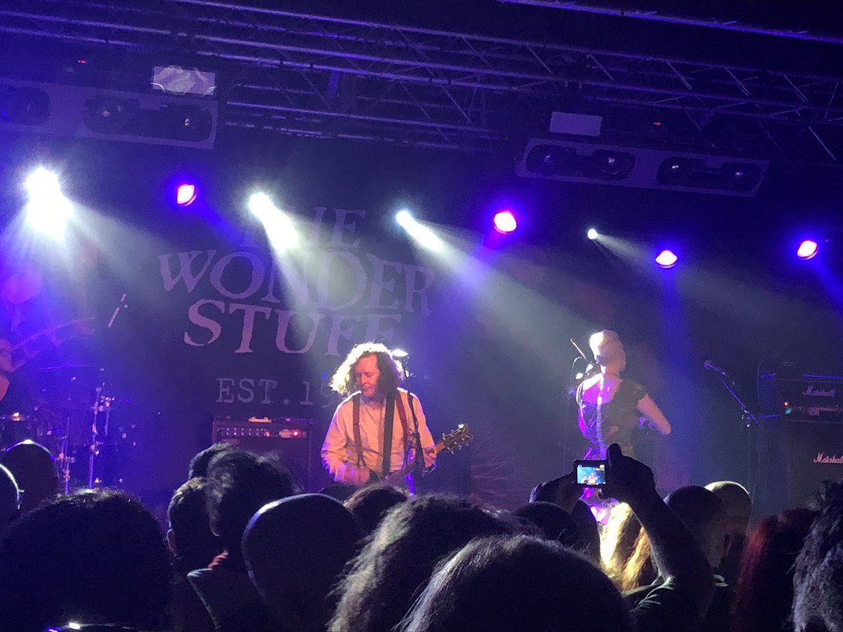 Vivbuckley's tweet photo. Hey, the worlds a bit broken, personally I’ve never been as politically confused/frustrated. But on a balmy Wednesday night in Cardiff there was a @thewonder_stuff gig! I’ve smiled so much my face hurts! #bloodybrilliant #bringthejoy #nowvote https://t.co/OHV3WeBw4W