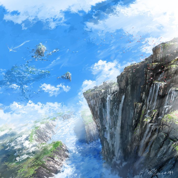 「ファンタジー 滝」のTwitter画像/イラスト(新着)｜2ページ目