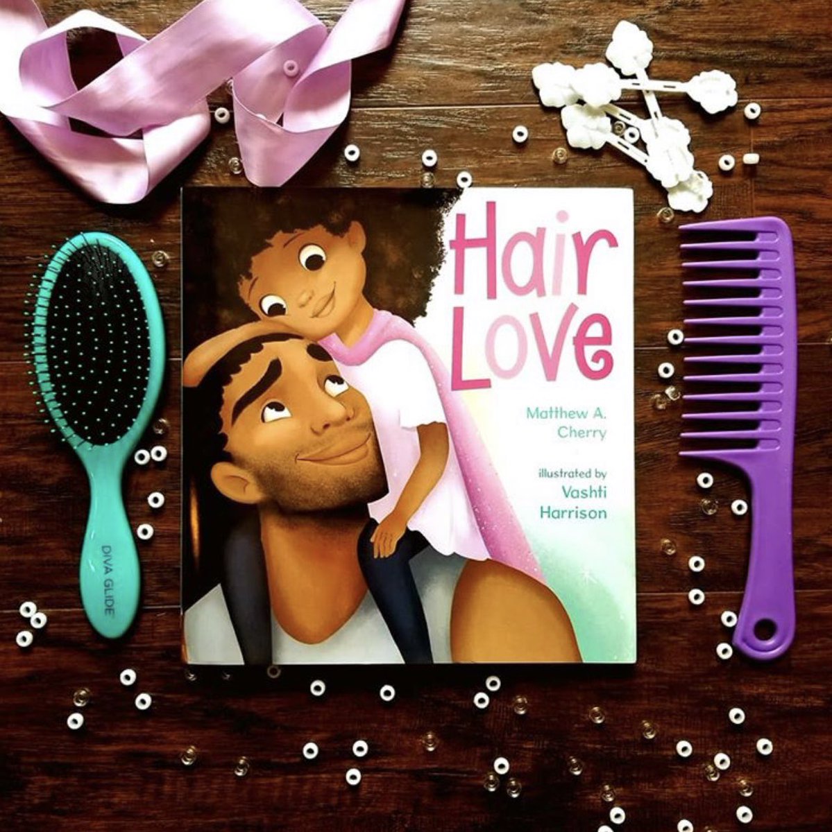 MatthewACherry's tweet photo. Hair Love is a New York Times Best Selling Children’s Picture Book! We debuted at #6. Huge thank you to @VashtiHarrison @KokilaBooks @Tweetpathi &amp; everyone who supported the Kickstarter campaign, everyone went out and bought the book online or at their local bookstore. Thank you! https://t.co/2vMMFlTBLU