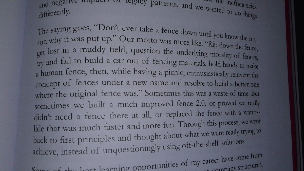 readingshared's tweet photo. @alannairving "enthusiastically reinvent the concept of fences under a new name &amp; resolve to build a better one where the original fence was!" 😂#betterworktogether https://t.co/Np2yznrWH7